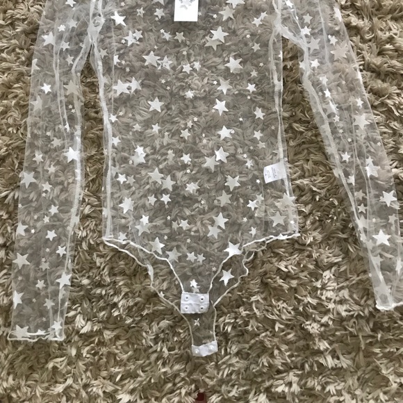Sheer Star Bodysuit - Picture 3 of 3